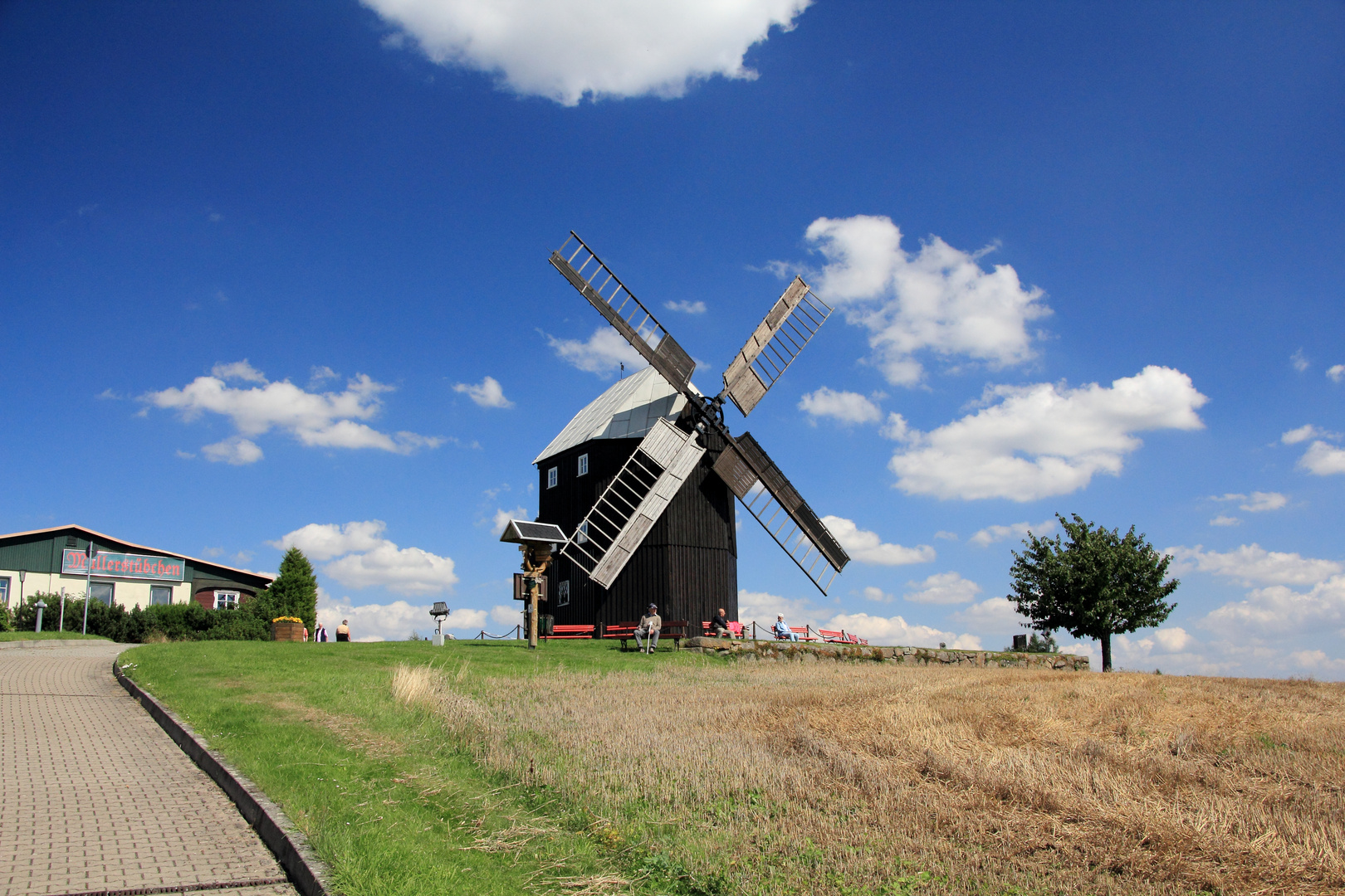 Die Bockwindmühle von Kottmarsdorf