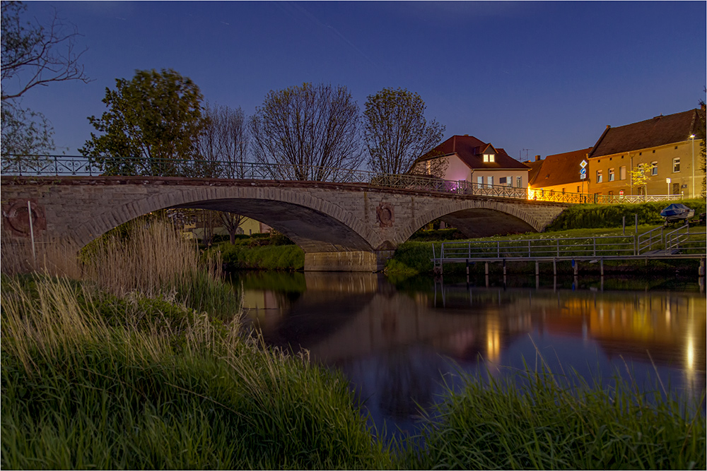 Die Bodebrücke in Nienburg