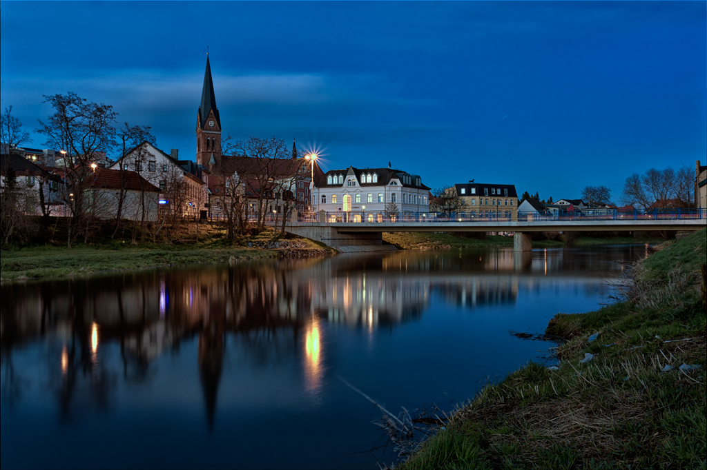 Die Bodebrücke in Staßfurt