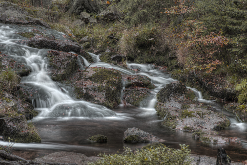 Die Bodewasserfälle.