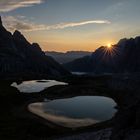 Die Bödenseen bei aufgehender Sonne