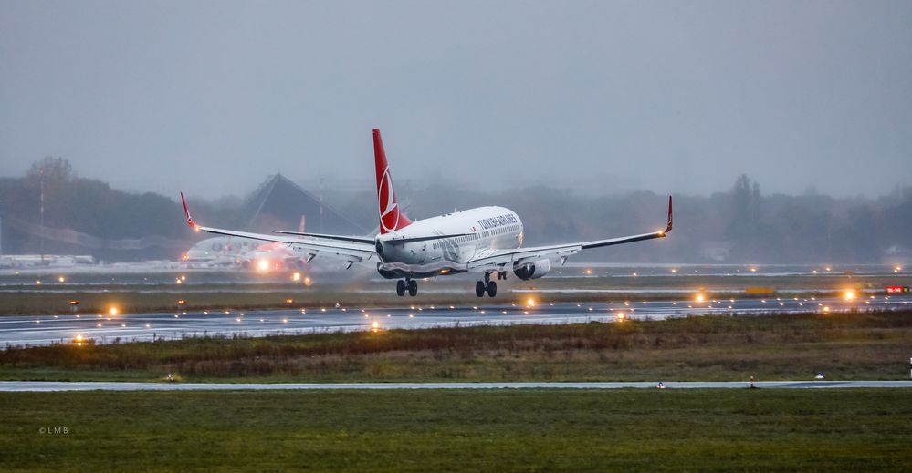 Die Boeing aus Istanbul