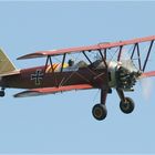 Die Boeing Stearman, F-AZMZ, beim Displayflug