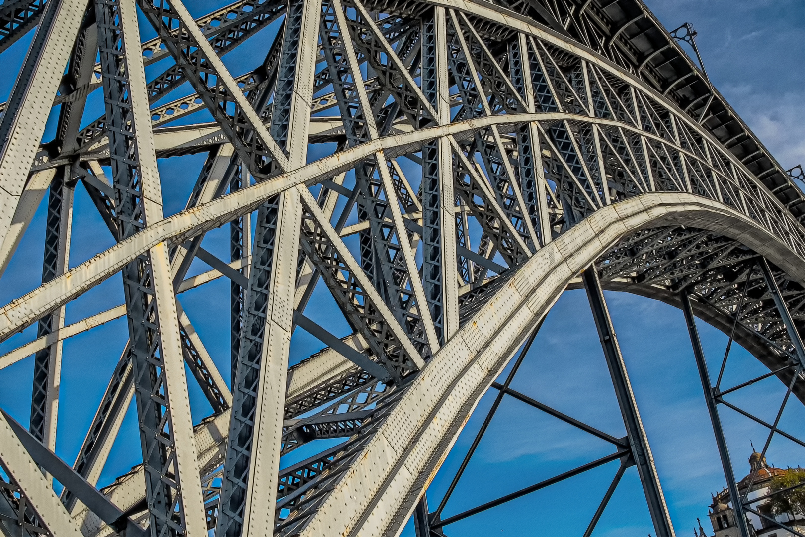 Die Bogenbrücke in Porto - Künstlerisch