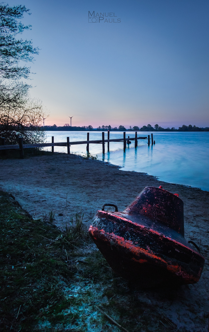 Die Boje zur Blauen Stunde