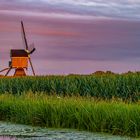 Die Bonrepas-Mühle bei Sonnenuntergang / Bonrepas windmill at dusk