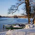 Die Boote halten Winterschlaf