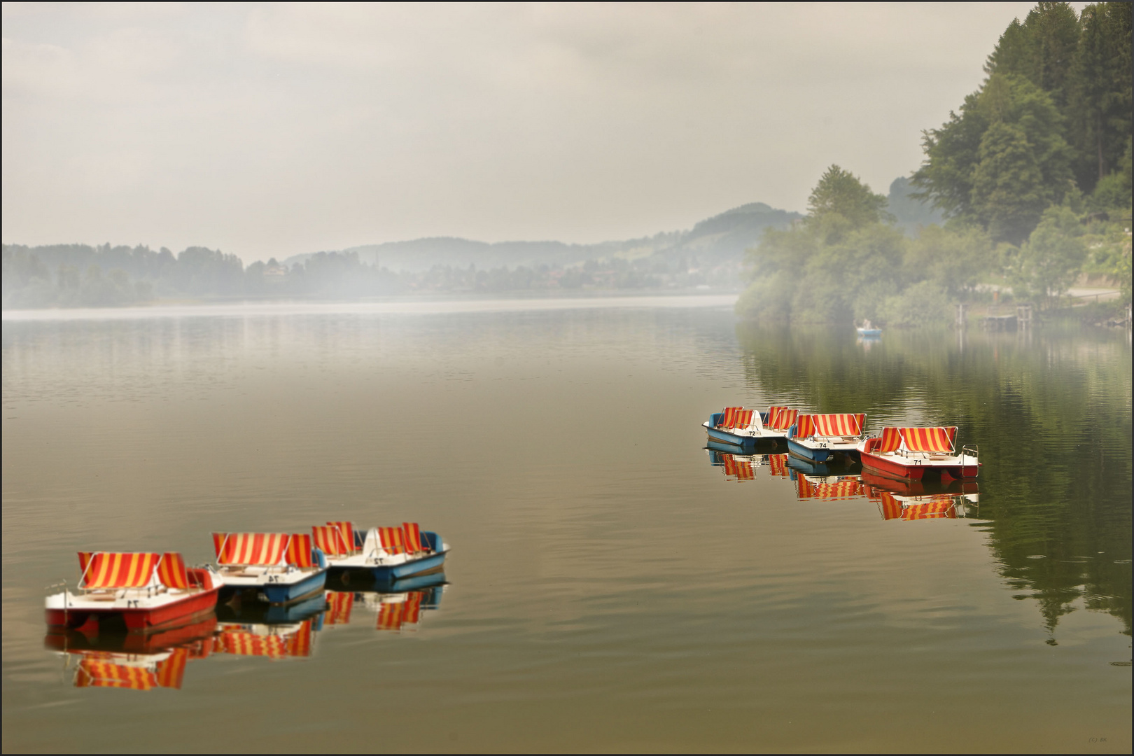 Die Boote lagen einfach nicht da, ...