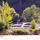 Die "Boppard" ist rheinaufwärts unterwegs