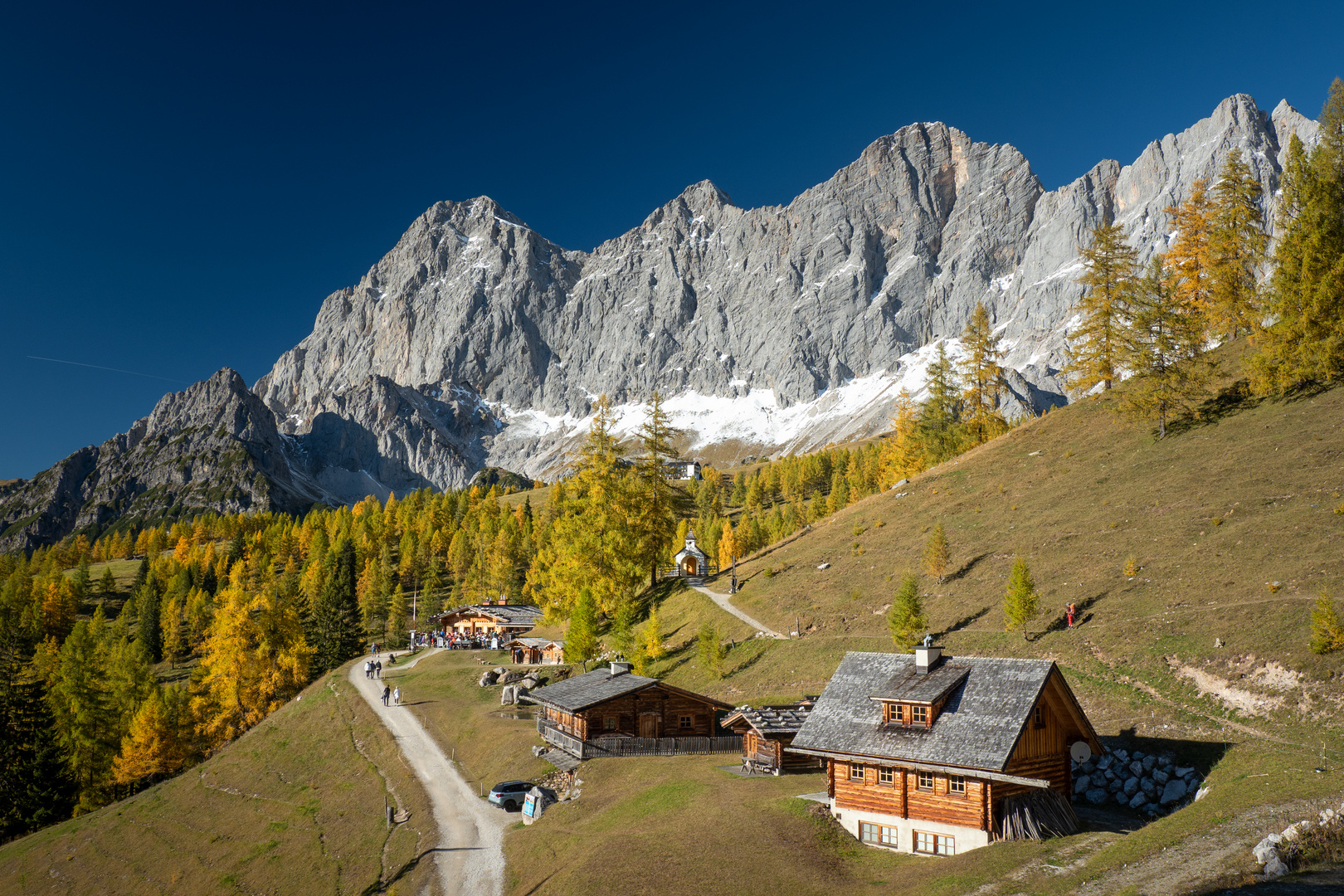 Die Brandalm im Herbst