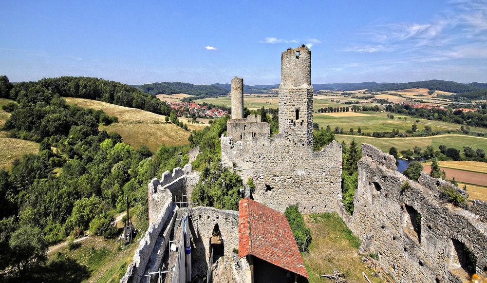 Die Brandenburg bei Lauchröden an der Werra