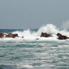 Die Brandung am Mittelmeer - Cotè Azur, Agay