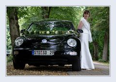 Die Braut und ihr Auto