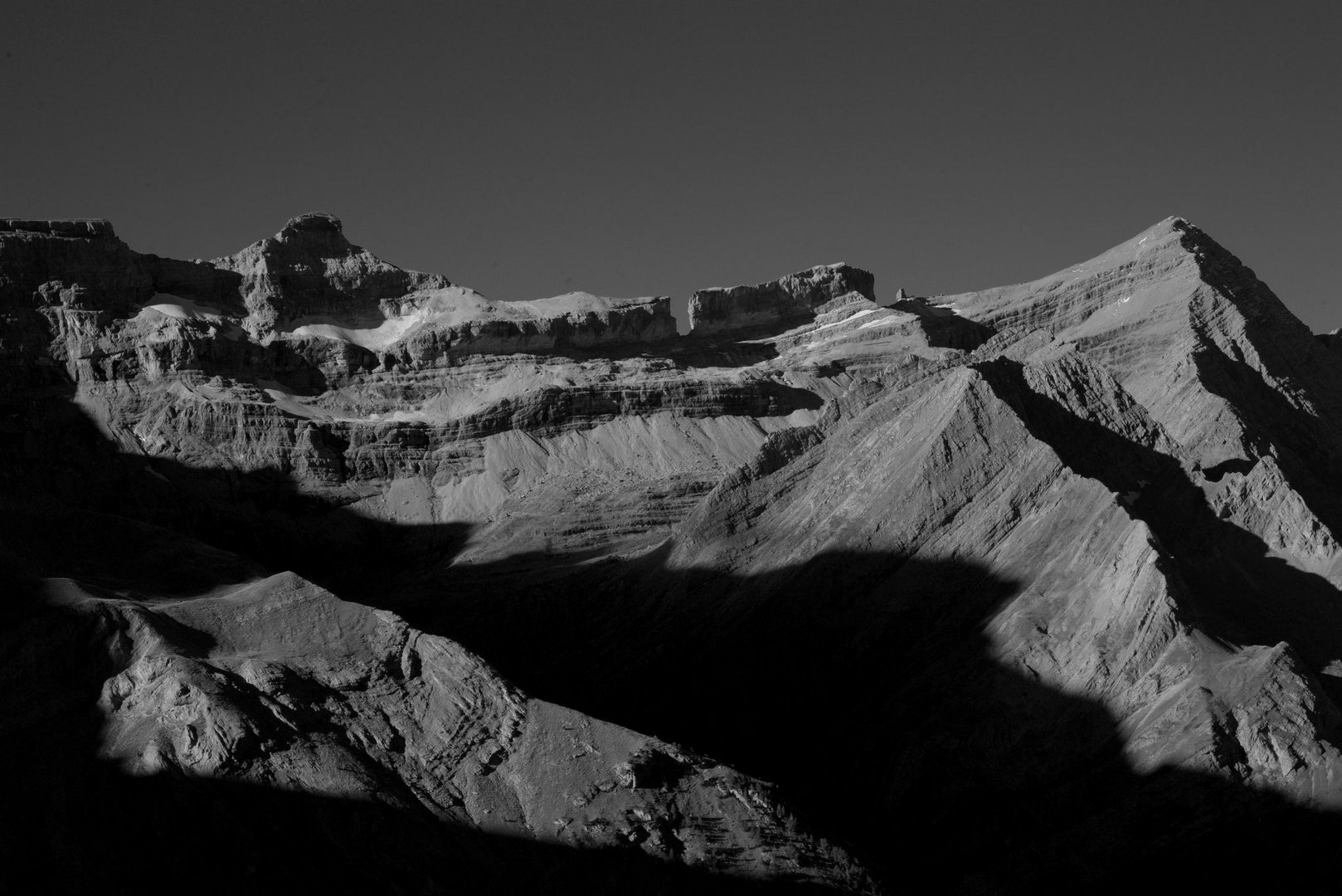 Die Brèche Roland im Morgenlicht