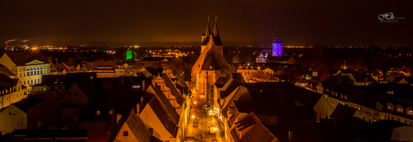 Die Breitestraße bei Nacht