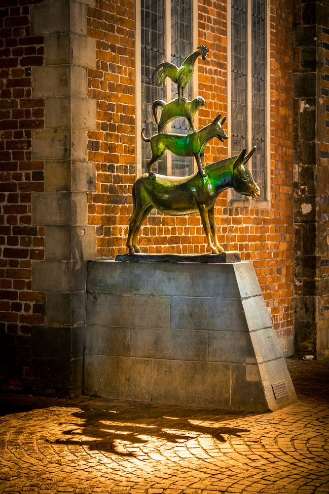 Die Bremer Stadtmusikanten Foto &amp; Bild deutschland, europe, bremen