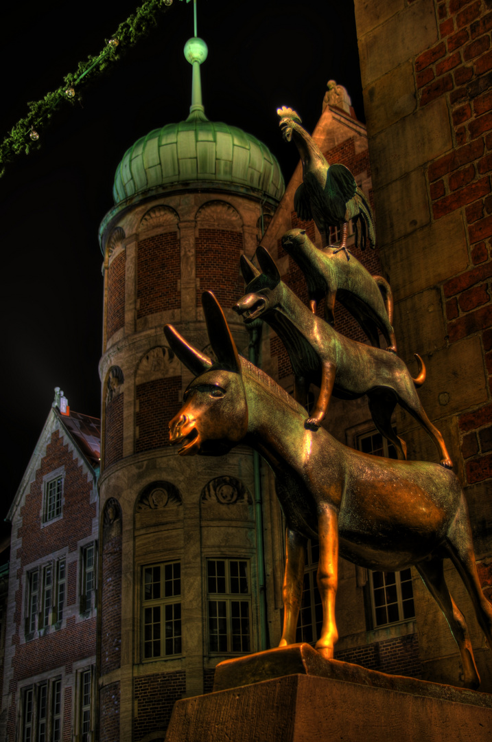 Die Bremer Stadtmusikanten - HDR