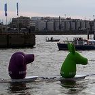 Die Bremer Stadtmusikanten in Hamburg