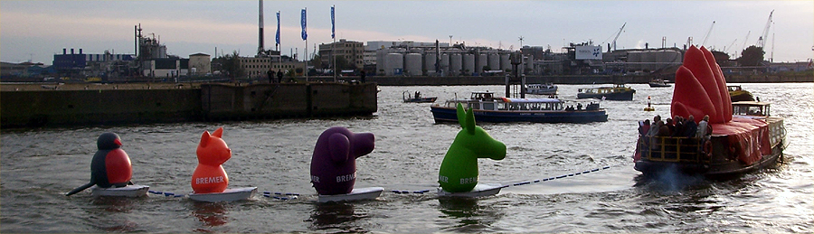 Die Bremer Stadtmusikanten in Hamburg