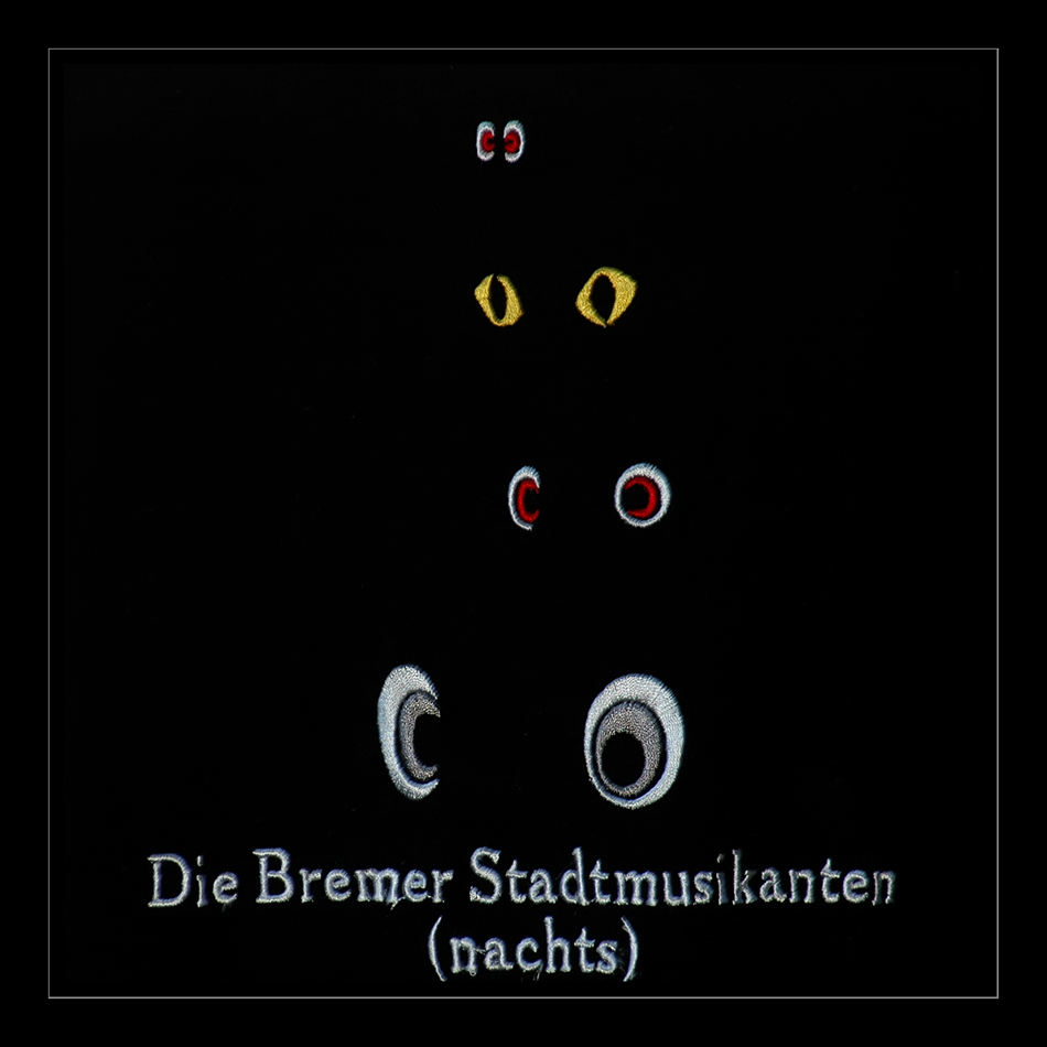 Die Bremer Stadtmusikanten (nachts)