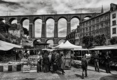 Die Bretagne meines Herzens! (3) Viadukt mit Markt