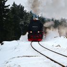 Die Brockenbahn auf dem Weg ins Thal