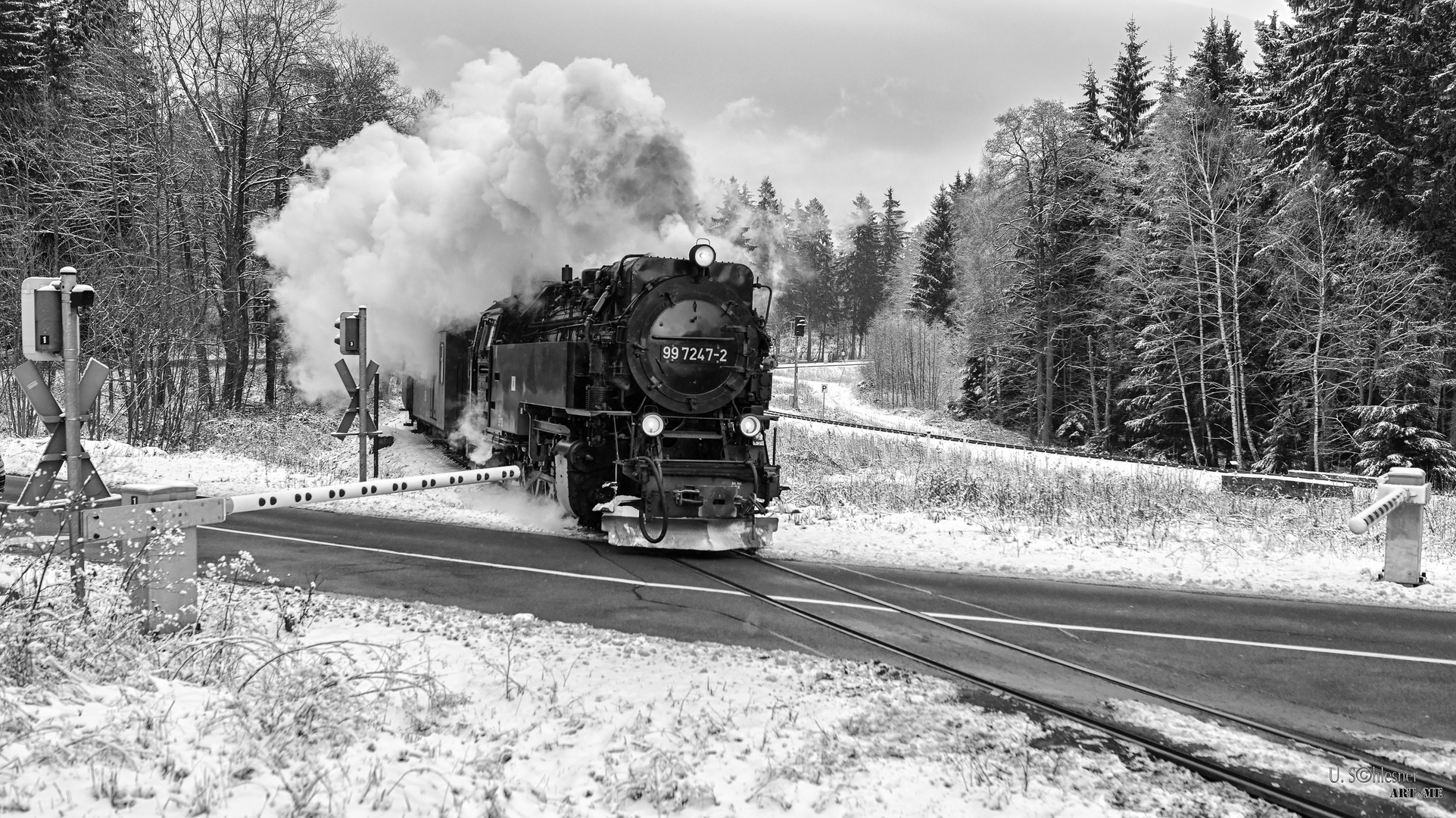 Die Brockenbahn  sw