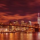 Die Brooklyn Bridge mal in einem anderen Licht.