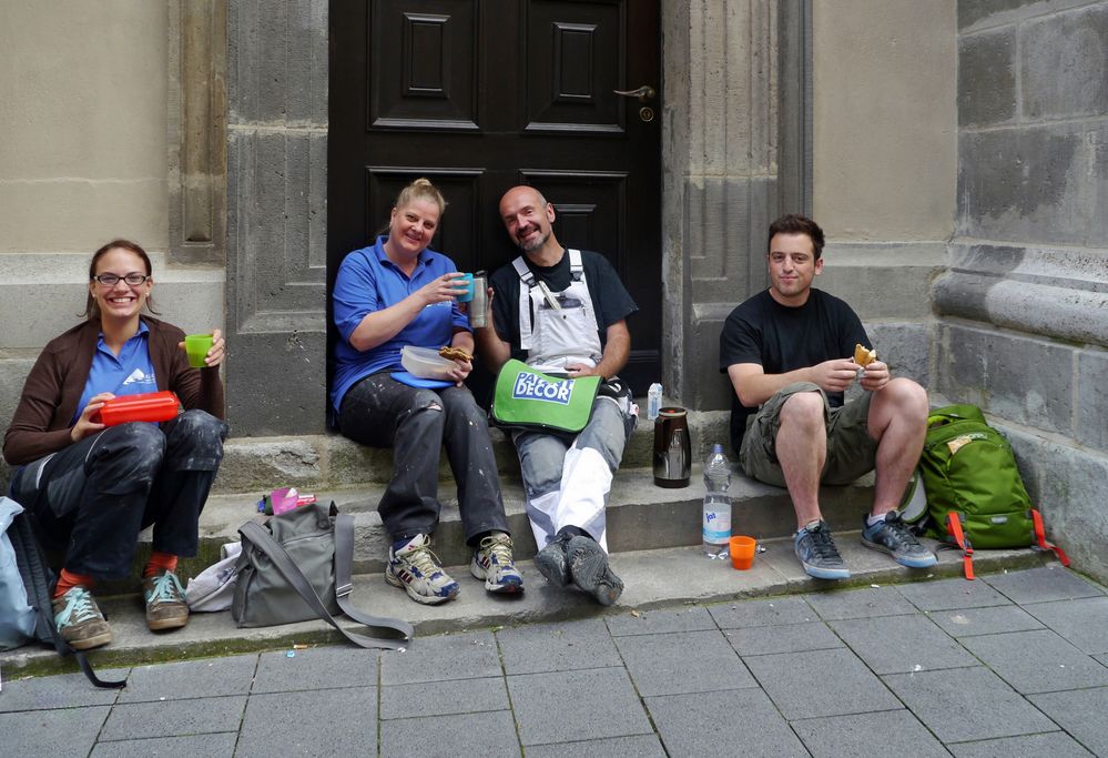 " Die Brotzeit gehört zur Arbeit "