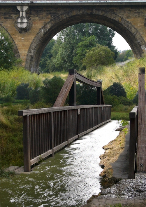 Die Brücke abgebrochen