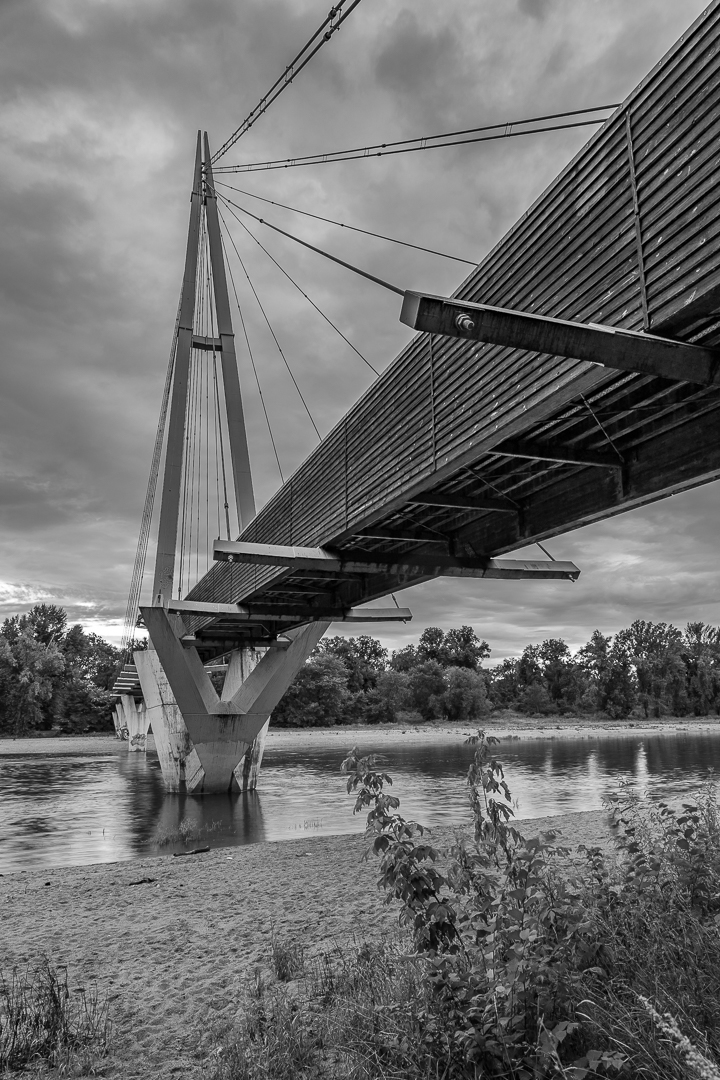 Die Brücke am Cracauer Wasserfall