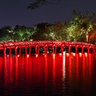 Die Brücke am Ho Hoan Kiem See.