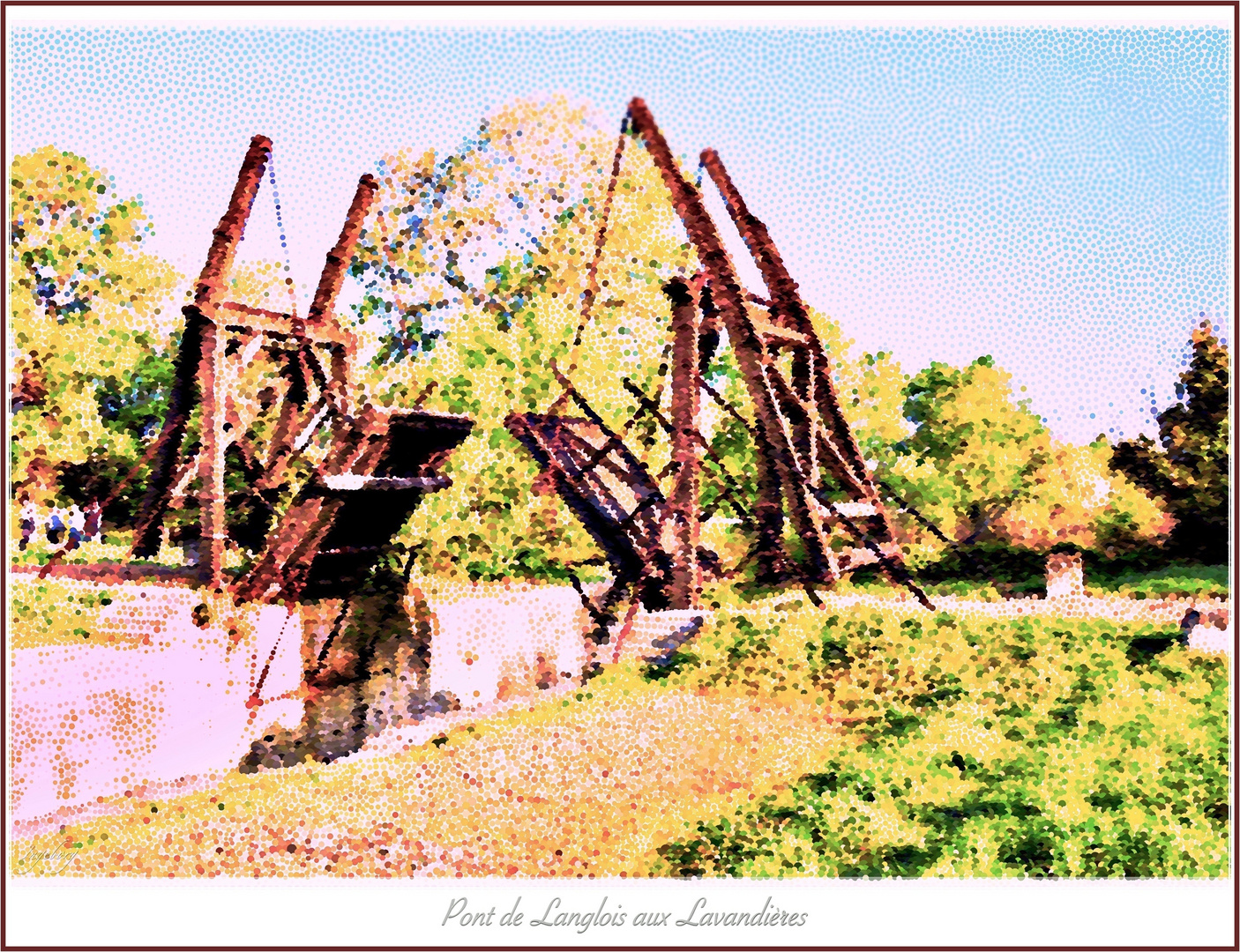 Die Brücke bei Arles