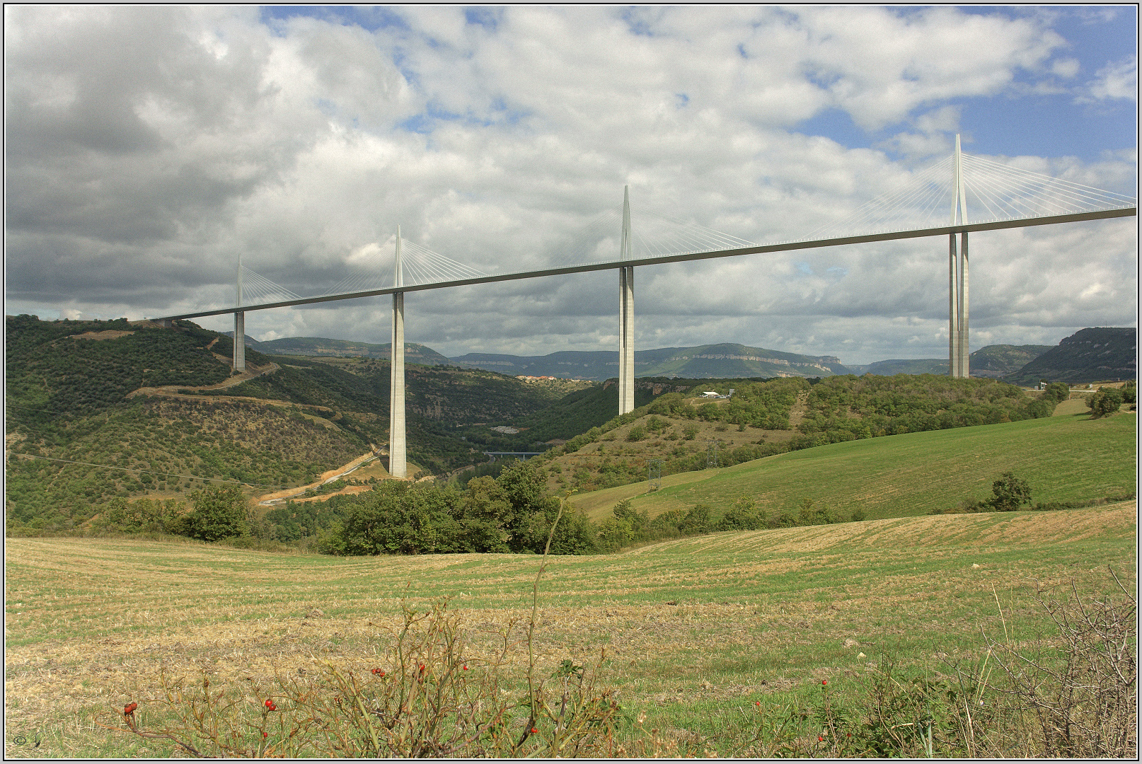 Die Brücke bei Millau