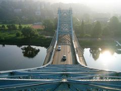 "DIE BRÜCKE" Blaues Wunder- Morgensonne