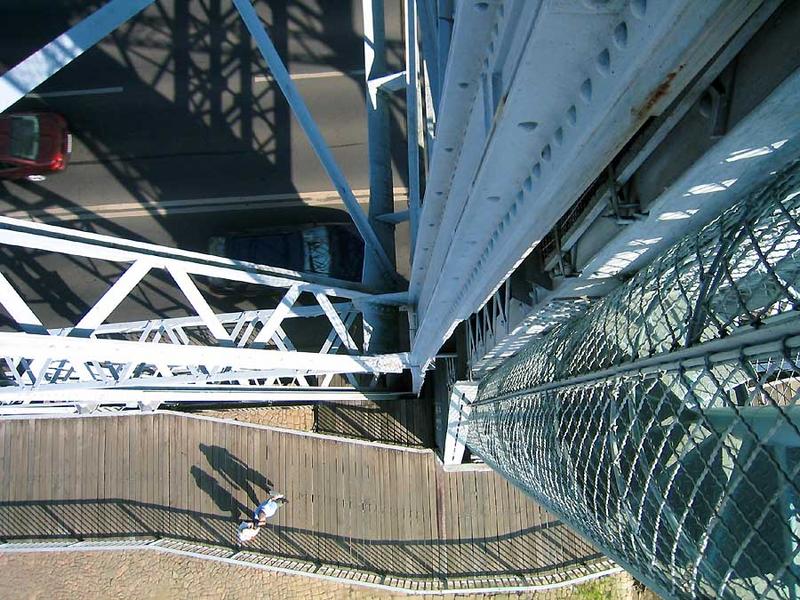 "DIE BRÜCKE" Fußgänger- Blaues Wunder Dresden