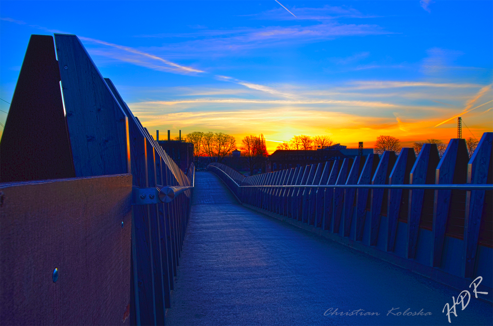 Die Brücke HDR Aufnahme