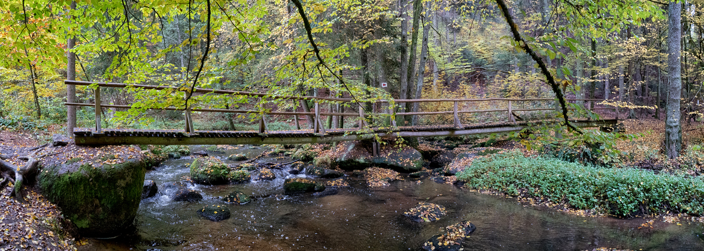 Die Brücke im Herbst