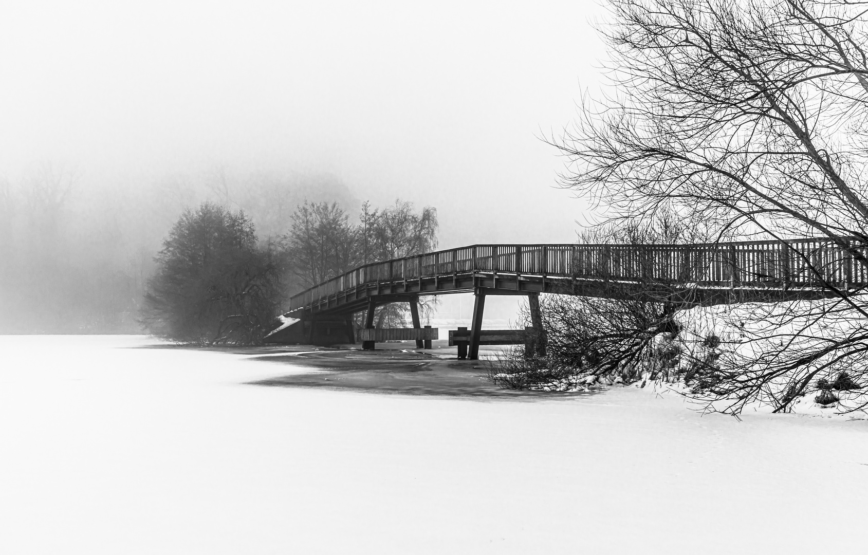 Die Brücke im Park