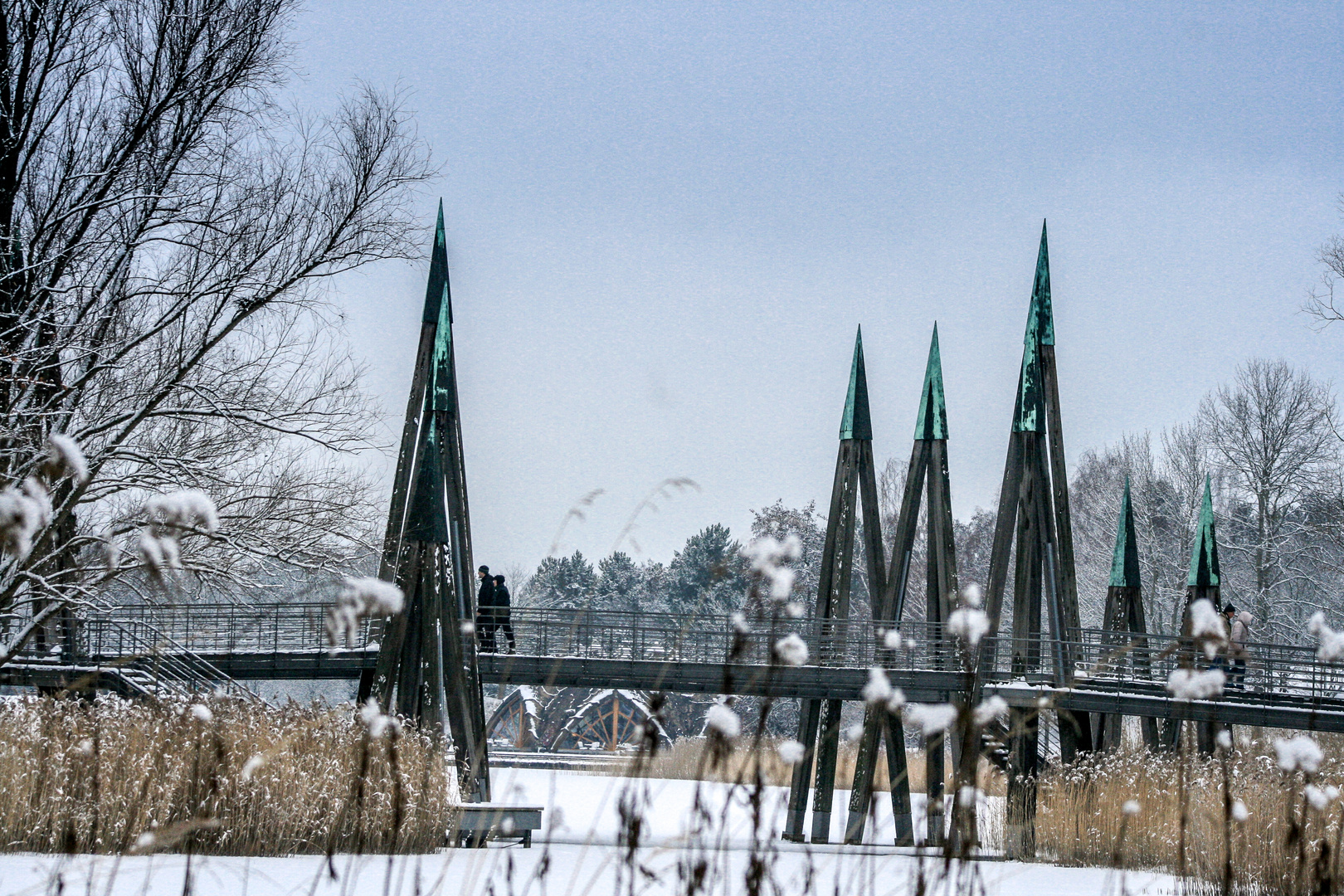 die Brücke in Britzer Garten