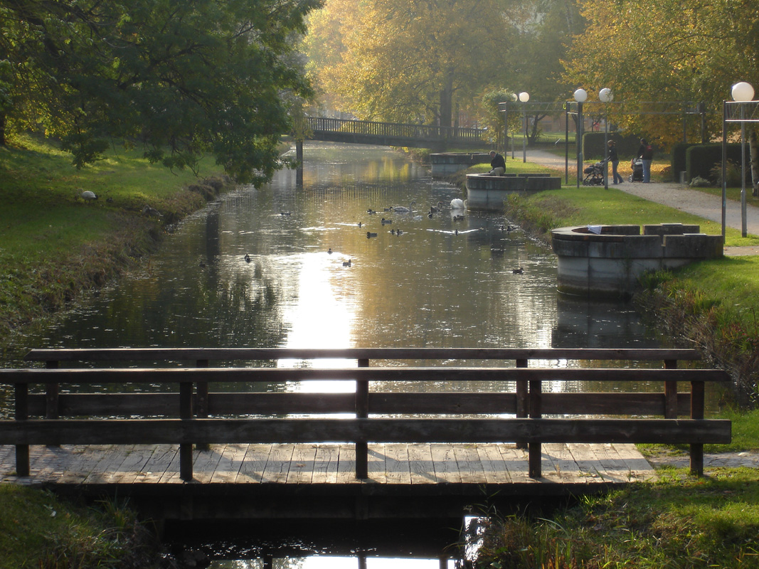 Die Brücke in Stadtpark