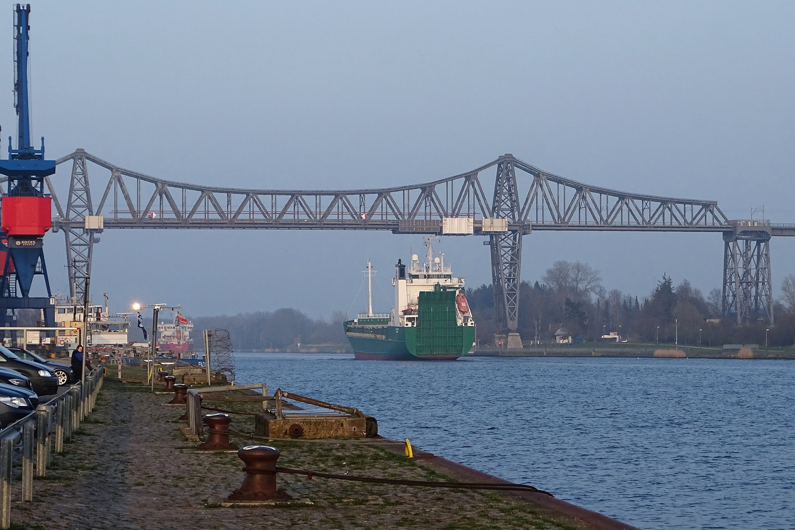 die Brücke, mal ohne Zug