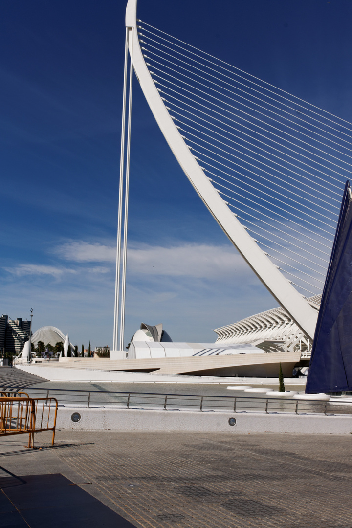 Die Brücke Puente de la Exposicion in Valencia