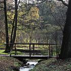 die Brücke über den Bach