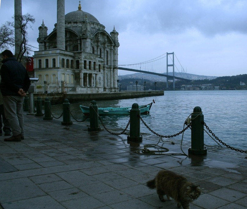 die Brücke über den Bosporus in Istanbul