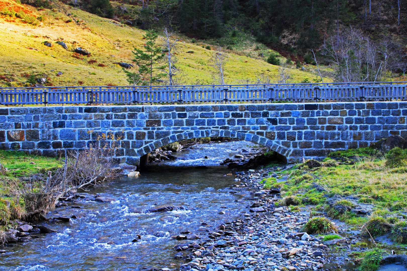 Die Brücke über den Fluss 