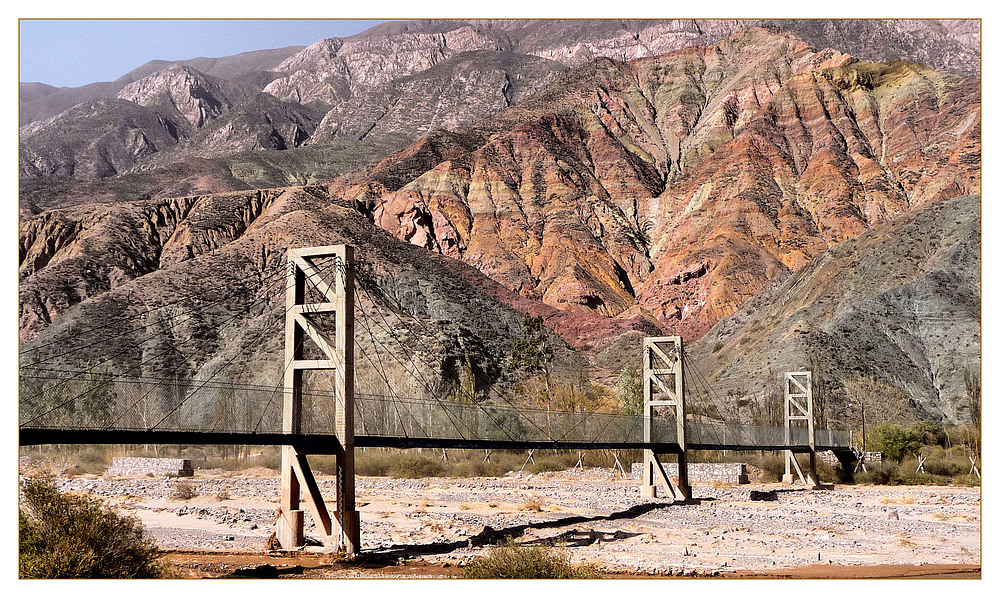 Die Brücke über den Rio Grande