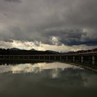 Die Brücke über den Völkermarkter Stausee.