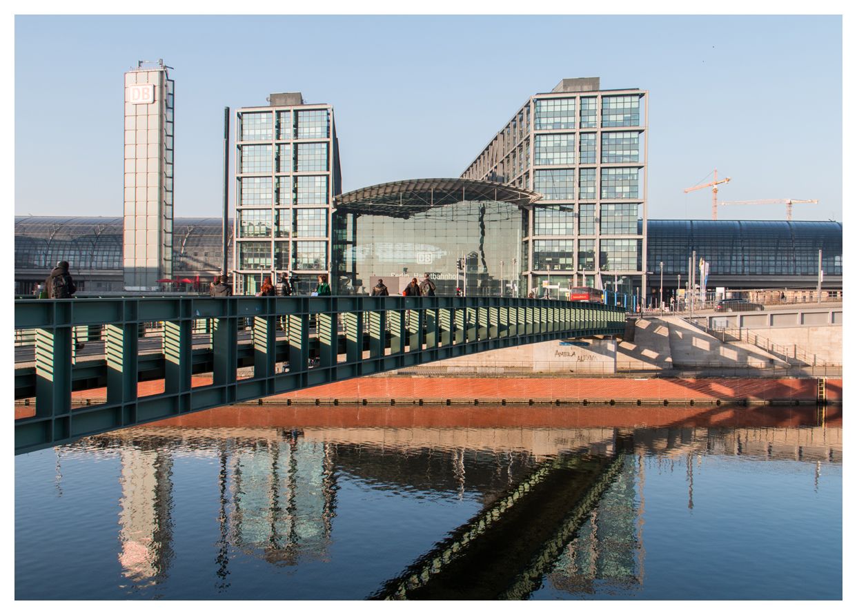 die Brücke über der Spree