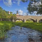 Die Brücke über die Auma in Rohna